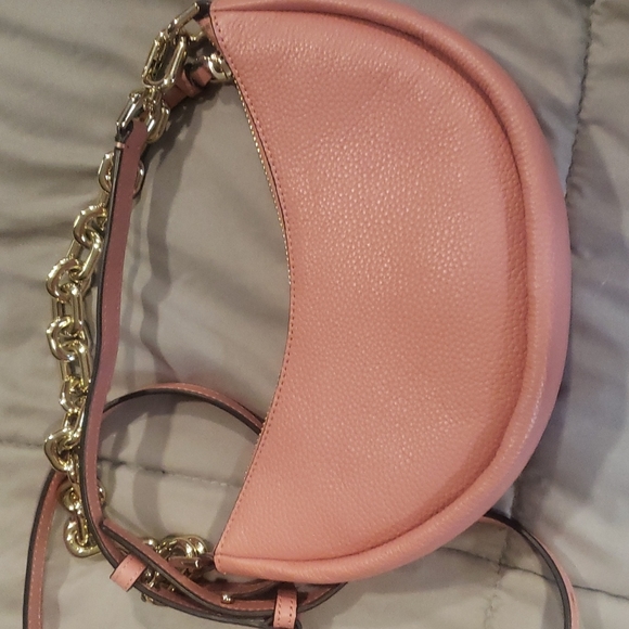 Kate Spade Smile Pebbled Leather Crossbody in Serene Pink - Picture 9 of 9